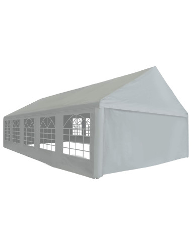 Tessuto per tenda senza struttura Grigio 10 x 5 m PE