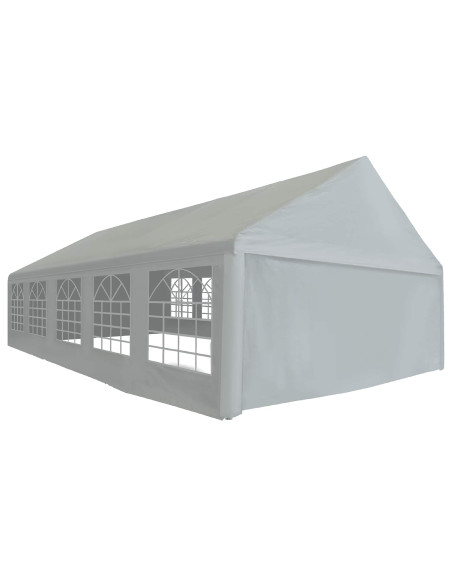 Tessuto per tenda senza struttura Grigio 10 x 5 m PE