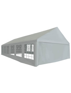 Tessuto per tenda senza struttura Grigio 12 x 6 m PE