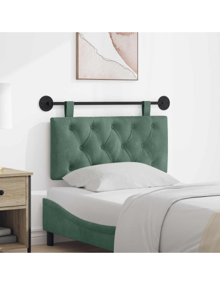 Testata appesa Verde Mare 90 x 55 x 7 cm Velluto