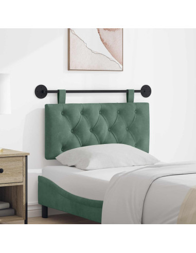 Testata appesa Verde Mare 100 x 55 x 7 cm Velluto