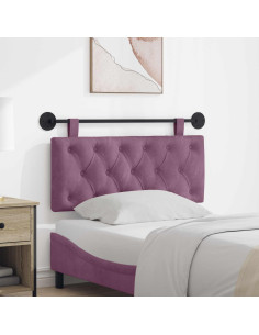 Testata appesa Montaggio a parete Viola 110 x 55 x 7 cm Velluto