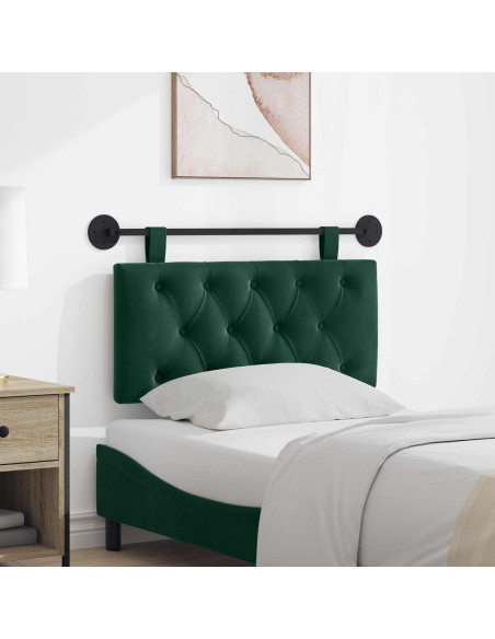 Testata appesa Verde Scuro 90 x 55 x 7 cm Velluto