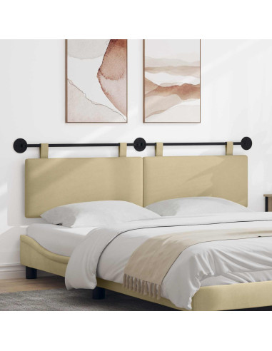 Testata appesa Tinta unita Grigio Verde Chiaro 190 x 55 x 5 cm