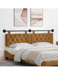 Testata appesa Marrone 190 x 55 x 7 cm Velluto