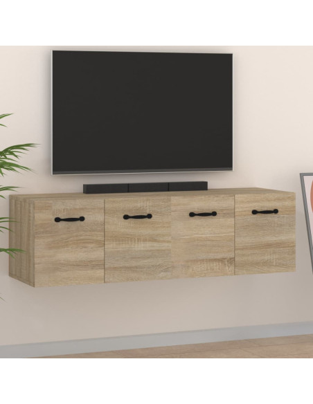 Mobili Parete 2 pz Rovere Sonoma 80x35x36,5cm Legno Multistrato