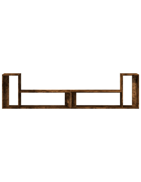 Mobili TV 2 pz Rovere Fumo 100x30x50 cm in Legno Multistrato