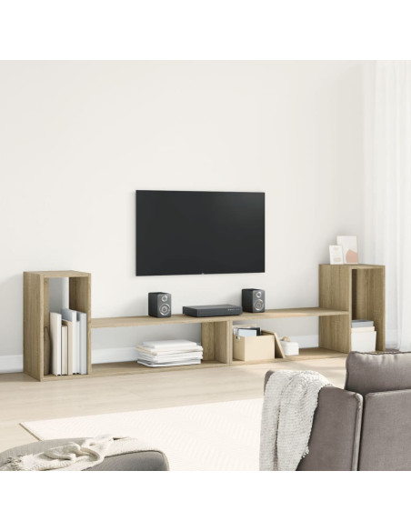 Mobili TV 2 pz Rovere Sonoma 100x30x50 cm in Legno Multistrato