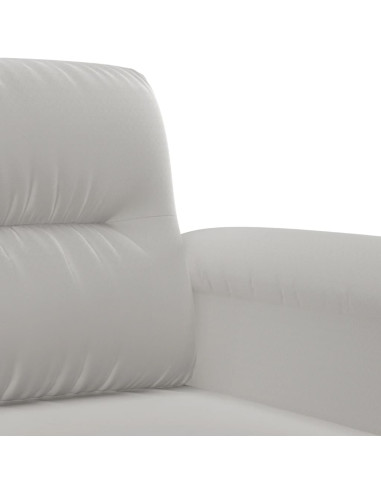 Poltrona Grigio Chiaro 60 cm in Tessuto Microfibra