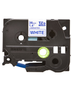 Brother TZE-263 nastro per etichettatrice Blu su bianco 2