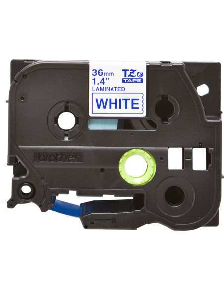 Brother TZE-263 nastro per etichettatrice Blu su bianco