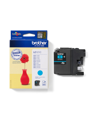 Brother LC121C cartuccia d'inchiostro 1 pz Originale Ciano