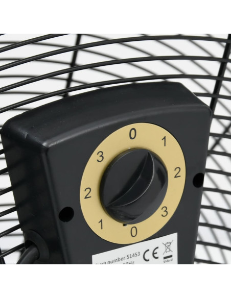 Ventilatore a Tamburo Industriale 60 cm 172,5 W Nero