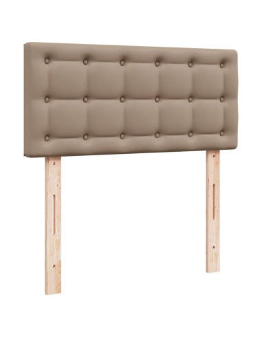 Struttura Letto Pouf con Materassi 200x200 cm Similpelle