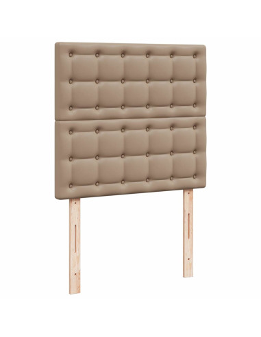 Struttura Letto Pouf con Materasso 100x200 cm Similpelle