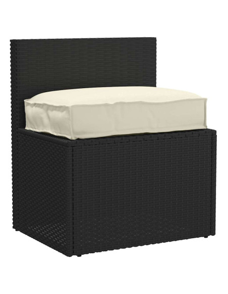 Cuscino Crema 60 x 40 x 8 cm Tessuto Oxford