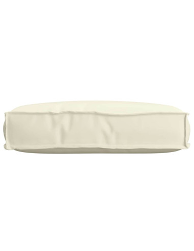 Cuscino Crema 60 x 40 x 8 cm Tessuto Oxford