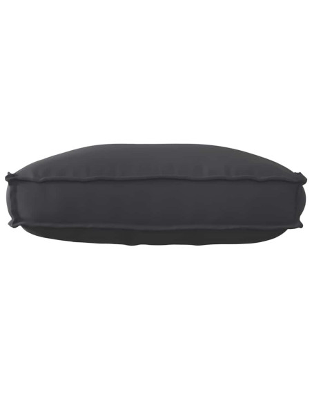 Cuscino Nero 70 x 40 x 12 cm Tessuto Oxford