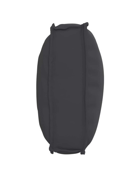 Cuscino Nero 70 x 40 x 12 cm Tessuto Oxford