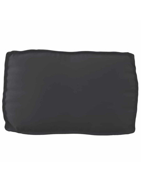 Cuscino Nero 70 x 40 x 12 cm Tessuto Oxford