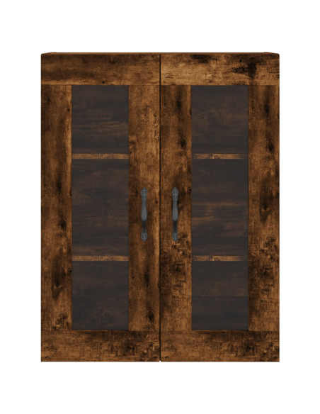 Credenza Rovere Fumo  69,5x34x180 cm in Legno Multistrato