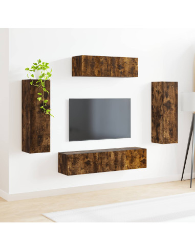 Mobile TV 5 pcs Rovere fumé