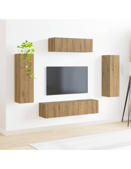 Mobile TV 5 pz Rovere artigianale