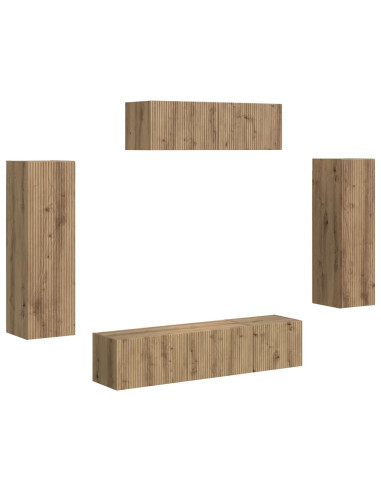 Mobile TV 5 pcs Rovere artigianale