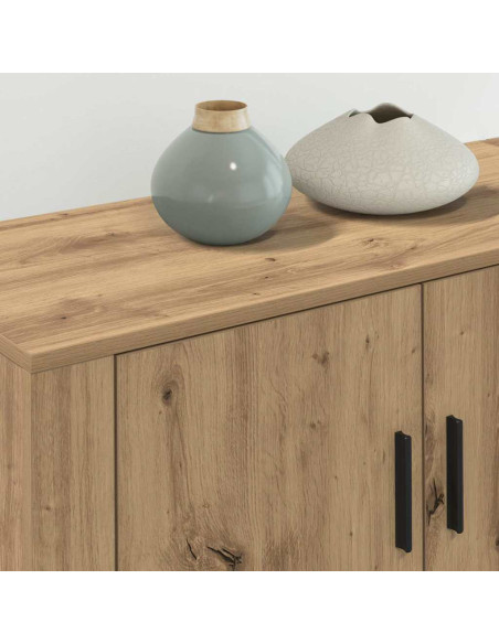 Set Mobile TV da Parete 3 pcs Rovere artigianale