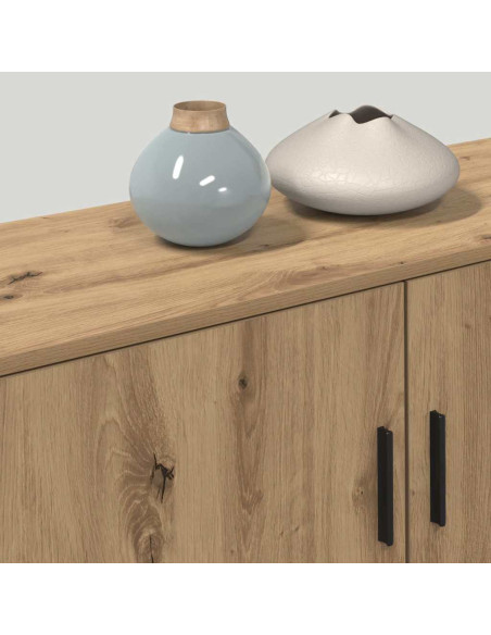 Set Mobile TV da Parete 3 pcs Rovere artigianale