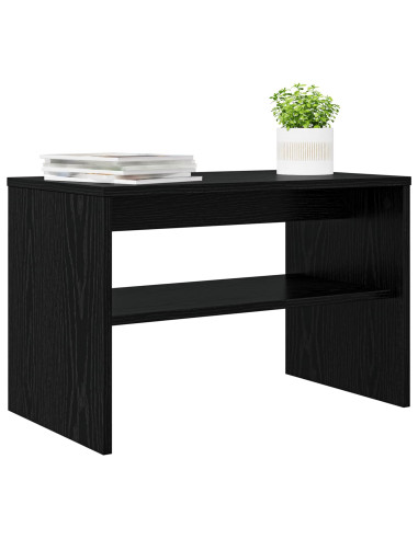 Mobile TV Rovere Nero 60 x 35 x 40 cm Legno multistrato