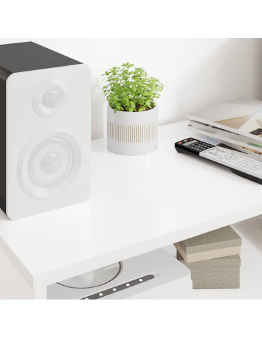 Mobile TV Bianco 80 x 35 x 40 cm Legno multistrato