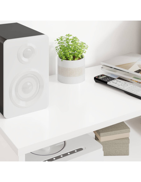 Mobile TV Bianco 80 x 35 x 40 cm Legno multistrato