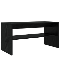 Mobile TV Rovere Nero 80 x 35 x 40 cm Legno multistrato 2