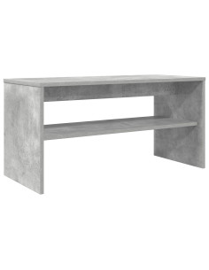 Mobile TV Grigio cemento 80 x 35 x 40 cm Legno multistrato 2