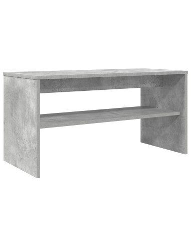 Mobile TV Grigio cemento 80 x 35 x 40 cm Legno multistrato