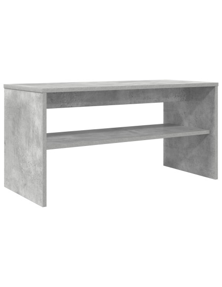 Mobile TV Grigio cemento 80 x 35 x 40 cm Legno multistrato