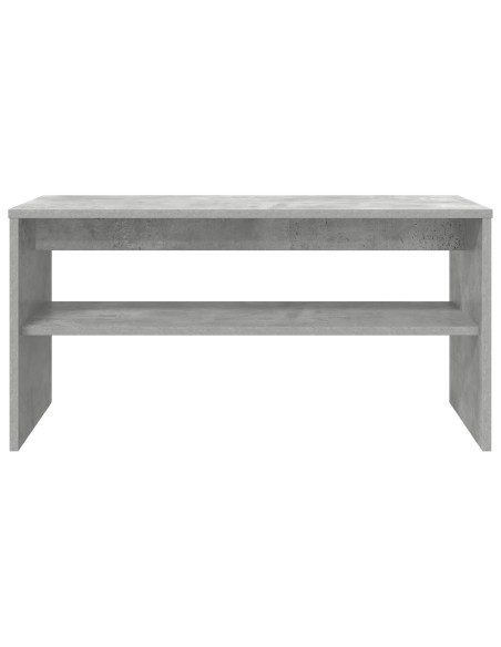 Mobile TV Grigio cemento 80 x 35 x 40 cm Legno multistrato