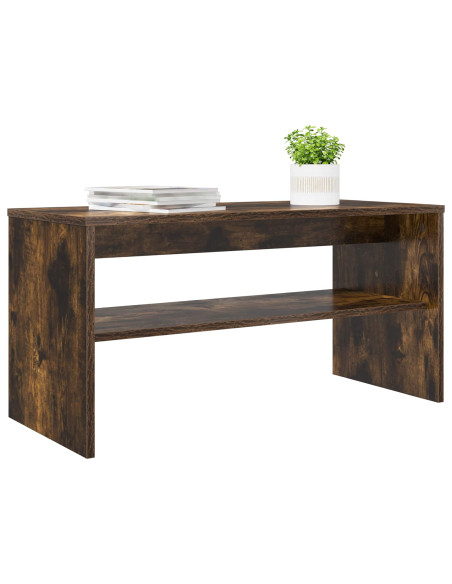 Mobile TV Rovere fumé 80 x 35 x 40 cm Legno multistrato