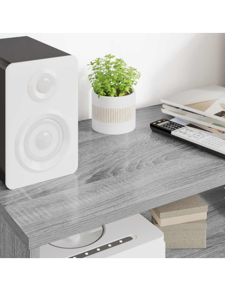 Mobile TV Grigio Sonoma 80 x 35 x 40 cm Legno multistrato