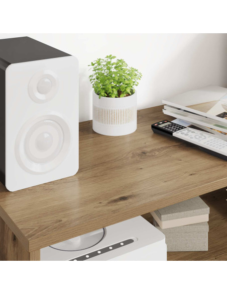 Mobile TV Rovere artigianale 80 x 35 x 40 cm Legno multistrato