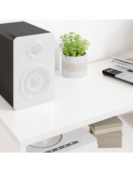 Mobile TV Bianco 100 x 35 x 40 cm Legno multistrato