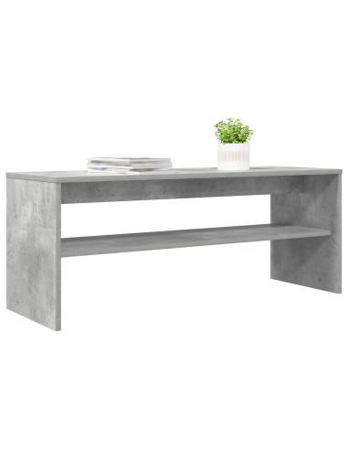 Mobile TV Grigio cemento 100 x 35 x 40 cm Legno multistrato