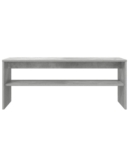 Mobile TV Grigio cemento 100 x 35 x 40 cm Legno multistrato