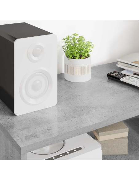 Mobile TV Grigio cemento 100 x 35 x 40 cm Legno multistrato