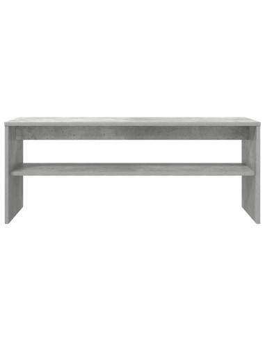 Mobile TV Grigio cemento 100 x 35 x 40 cm Legno multistrato