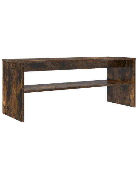 Mobile TV Rovere fumé 100 x 35 x 40 cm Legno multistrato