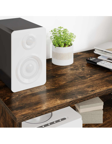 Mobile TV Rovere fumé 100 x 35 x 40 cm Legno multistrato