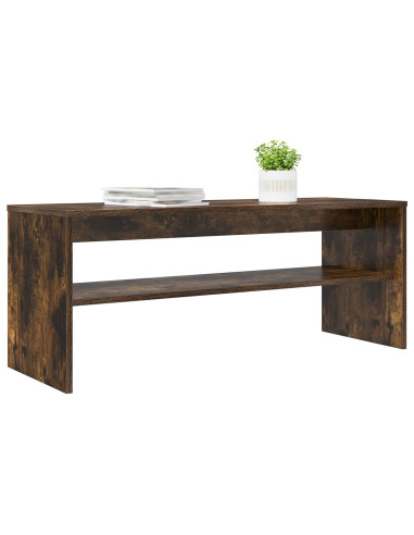 Mobile TV Rovere fumé 100 x 35 x 40 cm Legno multistrato