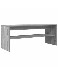 Mobile TV Grigio Sonoma 100 x 35 x 40 cm Legno multistrato 2